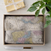 Karte von Asien Seidenpapier (Geschenk)