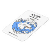 Karte von Atlantis - Obere Hemisphäre - Magnet 1 (Linke Seite)