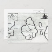 Karte von Atlantis, von "Mundus Subterraneus" (Vorne/Hinten)