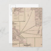 Karte von Auburn, De Kalb Co (Vorne/Hinten)