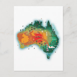 Karte von Australien
