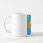 Karte von Australien Kaffeetasse (Links)
