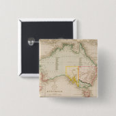 Karte von Australien u. von Neuseeland Button (Vorne & Hinten)