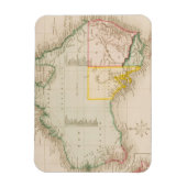 Karte von Australien und Neuseeland Magnet (Vertikal)