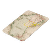 Karte von Australien und Neuseeland Magnet (Linke Seite)