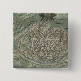 Karte von Avignon, von "Civitates Orbis Terrarum" Button