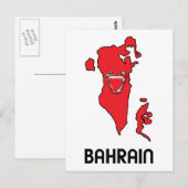 Karte von Bahrain (Vorne/Hinten)