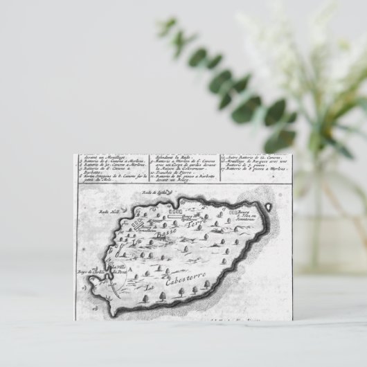 Karte von Barbados (Stehend Vorderseite)