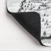 Karte von Barbados Mousepad (Ecke)