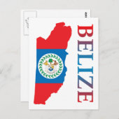 Karte von Belize (Vorne/Hinten)
