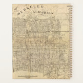 Karte von Berkeley, Kalifornien Planer (Rückseite)