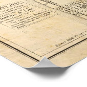 Karte von Berkeley Poster (Ecke)