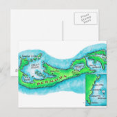 Karte von Bermuda (Vorne/Hinten)