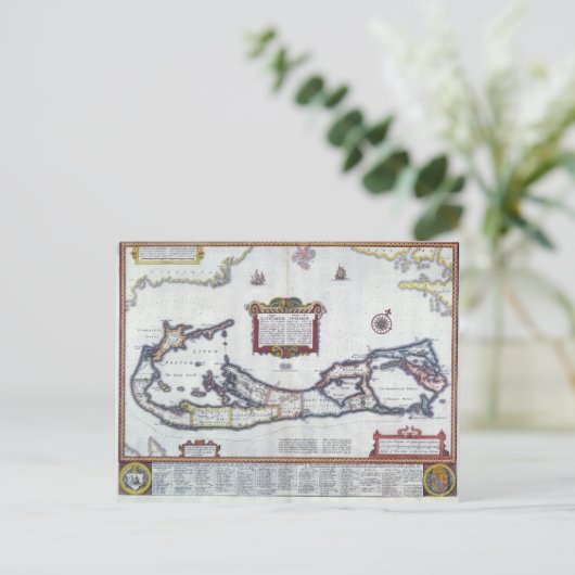 Karte von Bermuda (Stehend Vorderseite)