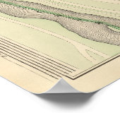 Karte von Boston 2 Poster (Ecke)