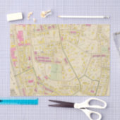 Karte von Boston 7 Seidenpapier (Handwerk)