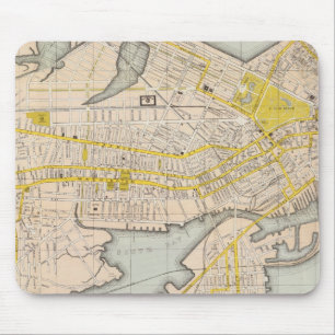 Karte von Boston Mousepad