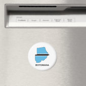 Karte von Botswana Magnet (In Situ (Geschirrspüler))