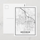 Karte von Bozeman (Vorne/Hinten)