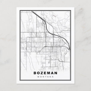 Karte von Bozeman