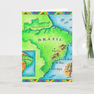 Karte von Brasilien