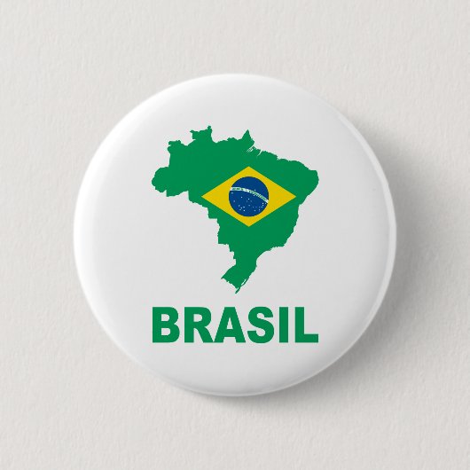 Karte von Brasilien Button (Vorderseite)