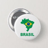 Karte von Brasilien Button (Vorne & Hinten)