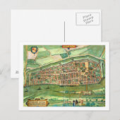 Karte von Bremen, von "Civitates Orbis Terrarum" v (Vorne/Hinten)