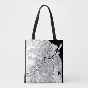 Karte von Brisbane Australien Tasche