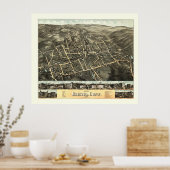 Karte von Bristol, Connecticut von 1878 Poster (Küche)