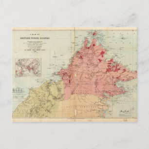 Karte von Britisch-Nordborneo (1899)