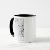 Karte von Brobdingnag Tasse (Vorderseite Links)