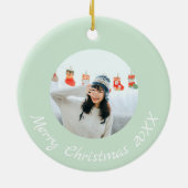 Karte von Brooklyn individuell anpassbare zweiseit Keramik Ornament (Hinten)