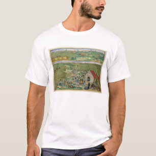Karte von Cadiz, von "Civitates Orbis Terrarum" T-Shirt