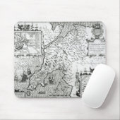 Karte von Caernarvon, 1616 Mousepad (Mit Mouse)