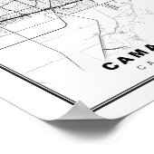 Karte von Camarillo Poster (Ecke)