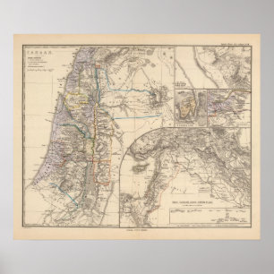 Karte von Canaan Poster