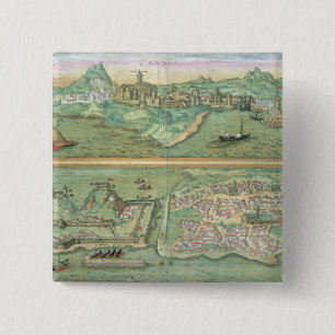 Karte von Candia und von Korfu, von 'Civitates Button