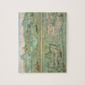 Karte von Candia und von Korfu, von 'Civitates Puzzle (Vertikal)