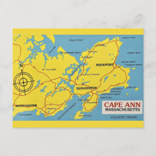 Karte von Cape Ann Massachusetts