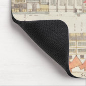Karte von Cheapside, London, 1585 Mousepad (Ecke)