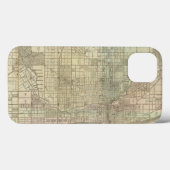 Karte von Chicago Case-Mate iPhone Hülle (Rückseite (Horizontal))