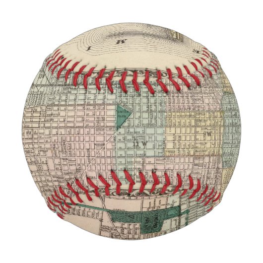 Karte von Chicago City Baseball (Vorderseite)