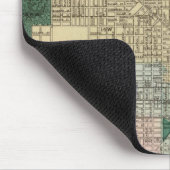 Karte von Chicago City Mousepad (Ecke)