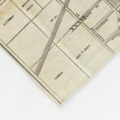 Karte von Chicago Fleecedecke (Ecke)