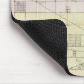 Karte von Chicago Mousepad (Ecke)