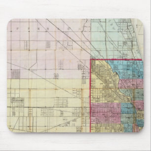 Karte von Chicago Mousepad