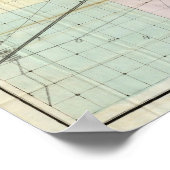 Karte von Chicago Poster (Ecke)