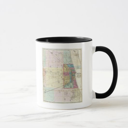 Karte von Chicago Tasse (Rechts)