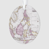 Karte von China u. von Indonesien | 1710 Ornament (Vorderseite)